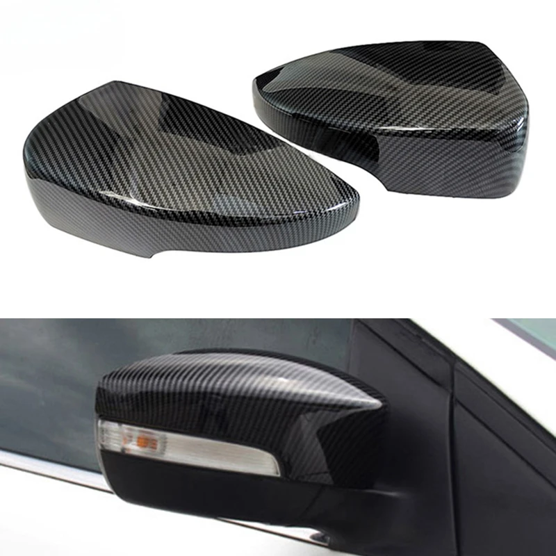 

2PCS Auto Carbon Fiber Rear Rearview Rear Mirror Cover Shell For Ford Focus 2012-2018 USA Model C-Max 2015 2016 2017 2018