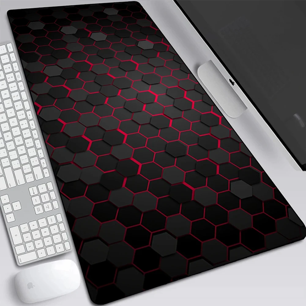 Grande Gaming Mouse Pad, grade, favo de mel, computador, laptop, teclado, tapete de mesa, mouse gamer, tapete XXL, escritório