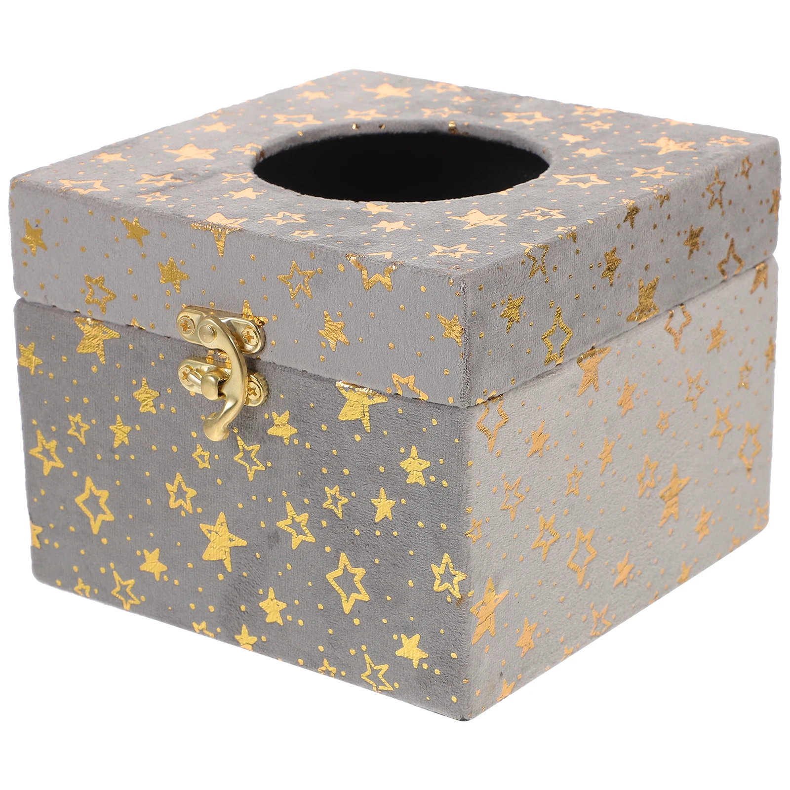 

Luxury Square 4242A 02 Paper Towel Storage ganizer Gray Tissues Box Large Capacity Space Saving Paper Bag Storage