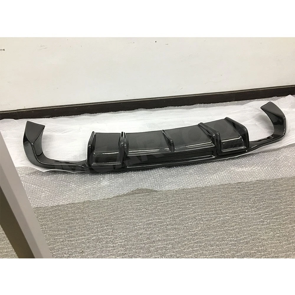 Carbon Fiber Car Rear Bumper Lip Spoiler Diffuser for Audi A3 Sline S3 Sedan 4 door Not A3 Standard 2014 2015 2016 Car Styling view 4