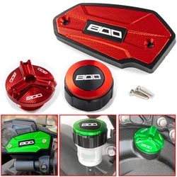 For Kawasaki Z800 Z 800 2013 2014 2015 2016 Motorcycle Front and Rear Brake Oil Cap and Fuel Cap Protection Accessories