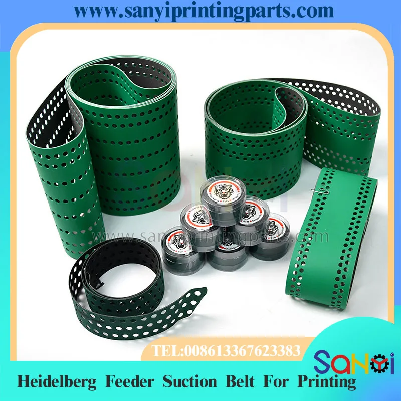 G2.020.009 L2.020.014 M3.020.014 F4.020.292 86.020.029 Heidelberg Feeder Suction Belt Conveyor Synchronous Belt For Printing