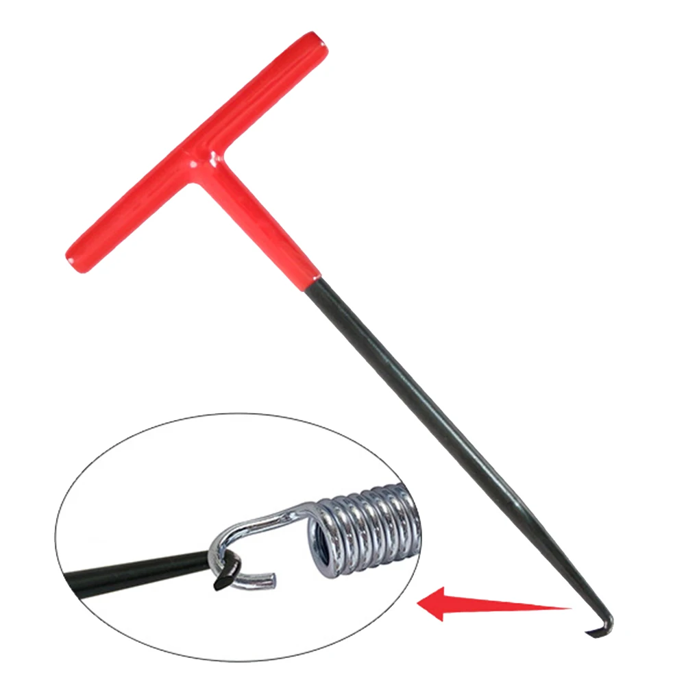 1 Pcs Car Exhaust Spring Puller Tool Motorcycle Exhaust Spring Hook, T Handle Puller Hook Spring Puller Removal Tool