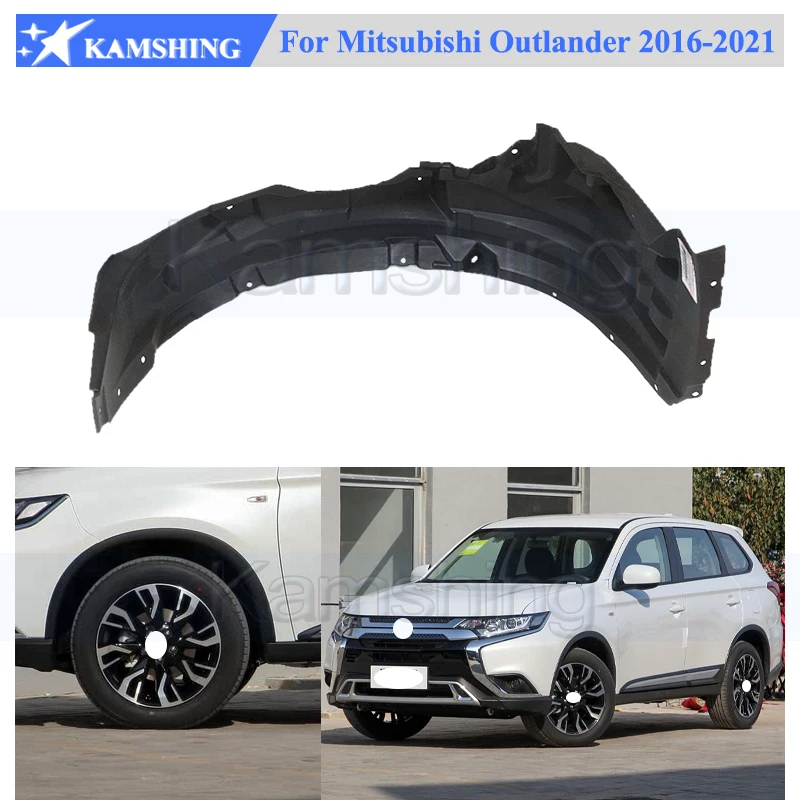 

Kamshing Front Fender Lined Mudguard For Mitsubishi Outlander 2016-2021 Fender Lining Inner Fender