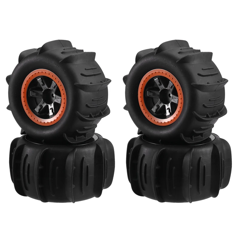 

4PCS Upgrade Sand Snow Tire Wheels For 1/10 Traxxas 104009 104001 XLH 9125 RC Truck Car Accessories Parts