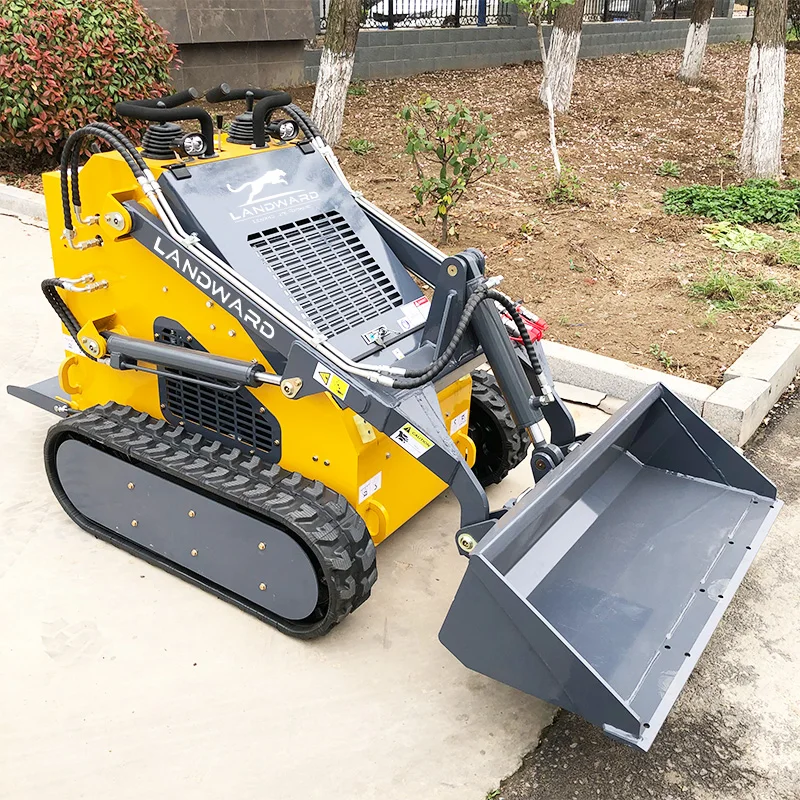 High Quality Home Use Mini Steer Loader Agricultural Small Track Loaders Wholesale 4WD Skid Steer Loader EPA Euro 5 Customized