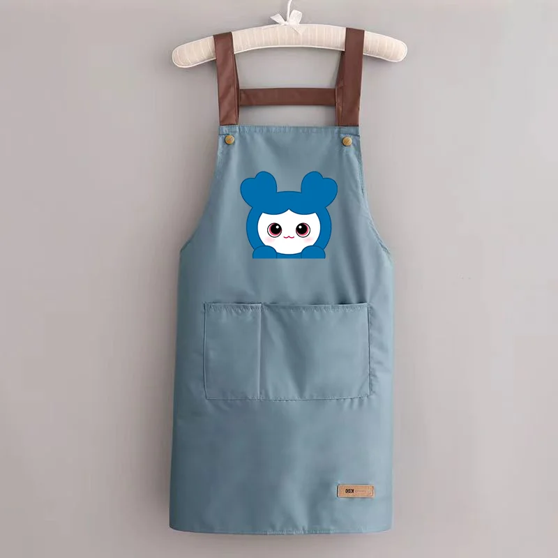 Kpop Idol TWICE Kitchen Apron Ladies Men Home Aprons Cute Wipeable Oil Resistant Baking BBQ Restaurant Cafe Aprons FANS Gifts - view 4