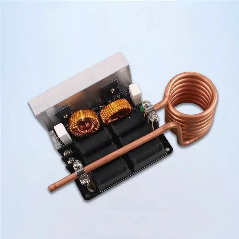

1pc ZVS Coil T2 Copper Induction Heating Coil 6mm 8mm Diameter Quenching Tapless DIY Copper Tube Heating Head for Metalworking