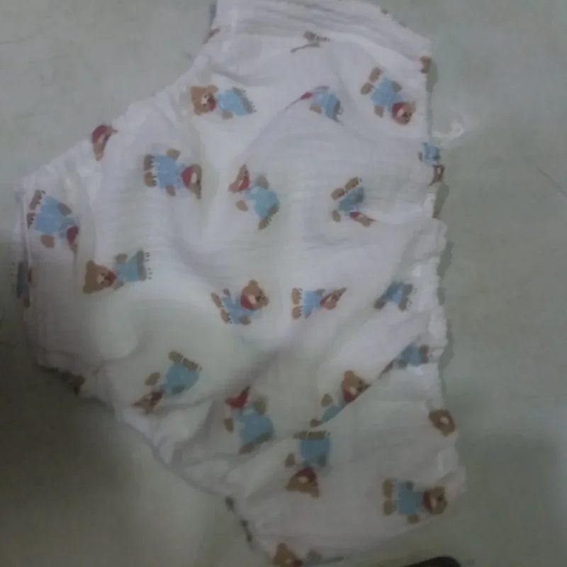 High Quality Pure Cotton Double-layer Women Men Bread Pants Adult Baby Training Panties ABDLSoft Skin Friendly Breathable Briefs