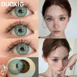 DUOXIU 2pcs Yearly Myopic Contact Lenses Color Contact Lenses Contact Lenses With Green Blue Brown Lens High Quality