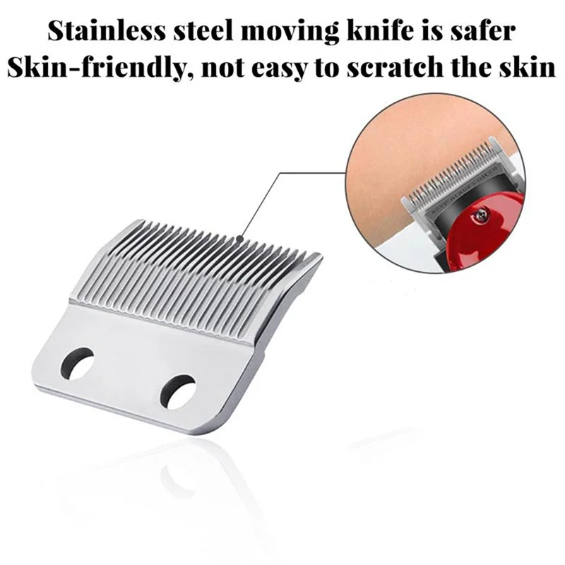 Набор лезвий для электрической машинки для стрижки волос Wahl 8504, сменная титановая Головка триммера для волос из нержавеющей стали и керамики