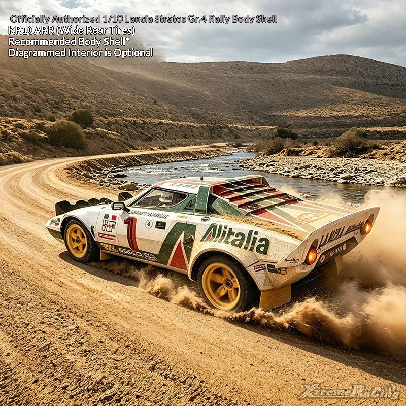 Coche de Rally RC Killerbody 1:10 4WD KR10 Eléctrico con Kit AR, Neumáticos Traseros Anchos, Coche de Carreras Todoterreno con Control Remoto, Modelo de Coche de Hobby 48838S