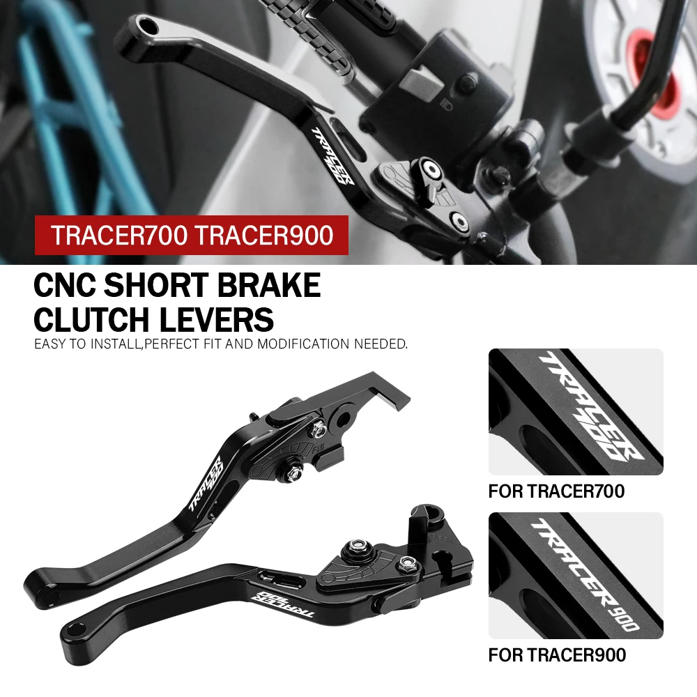 

CNC Motorcycle Short Brake Clutch Levers For YAMAHA TRACER700 TRACER900 ABS GT 2018 2019 2020 2021 2022 TRACER 900 700 GT