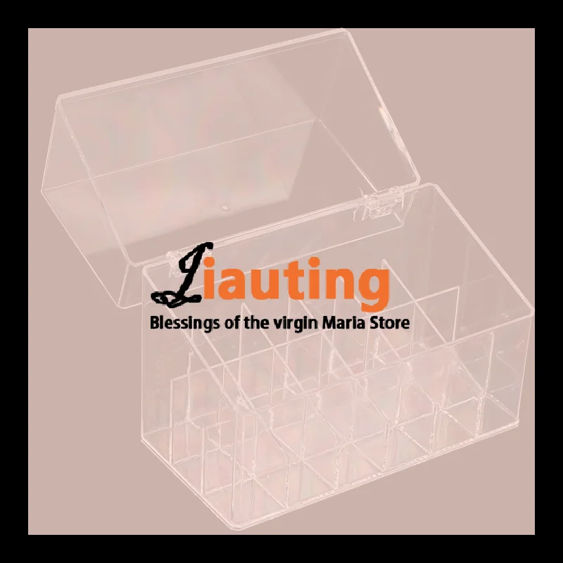 

Hot Sale 1Pcs 18 Holes Dental Ligature Tie Box Acrylic Orthodontic Ligature Tie Placer Holder Dentistry Supplies