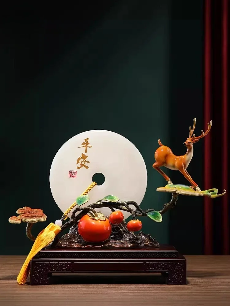 Everything persimmon Ruyi ornament living room entrance home decoration