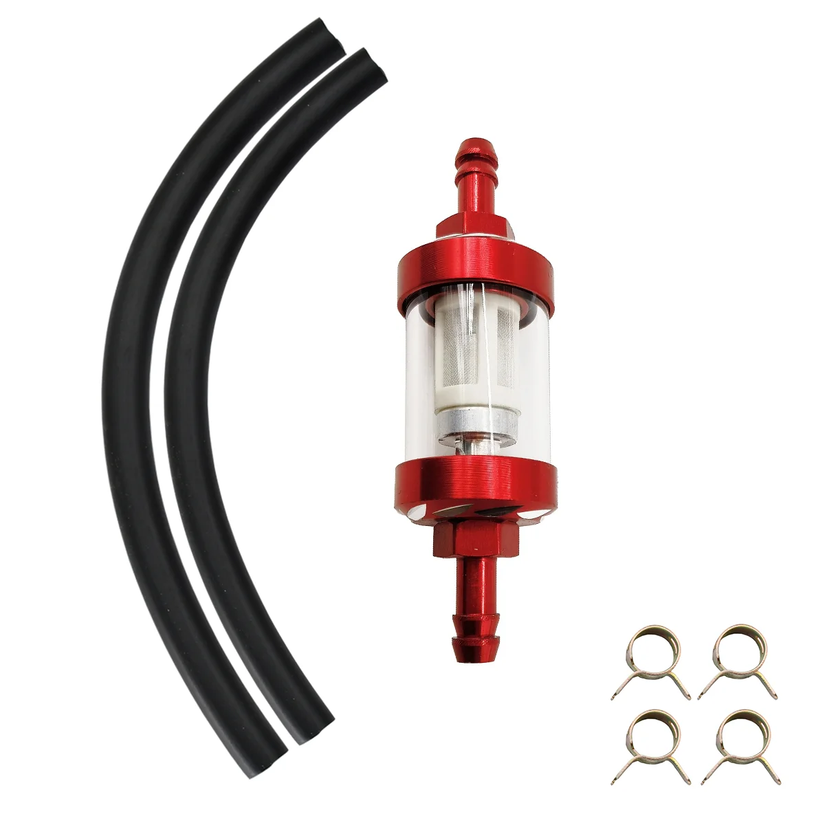 Universal Motorcycle Fuel Filter 8mm Engine Inline Carb CNC Gasoline Fuel Gas Filter Motor Oil Filters Off Road ATV Accessories image 4