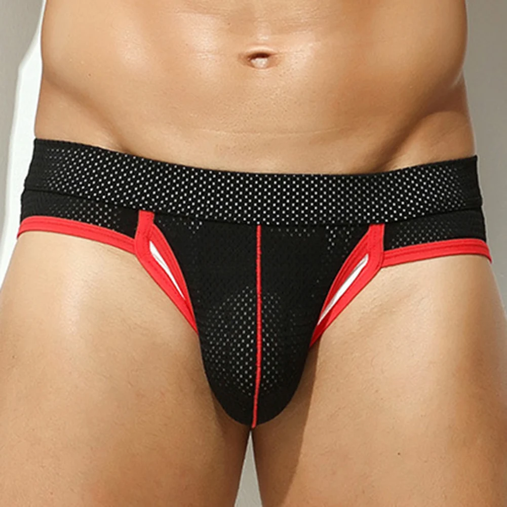 

Everyday Comfort Low Waist Underpants Elastic Pouch Elastic Sexy Underpants For Men Bikini Lightweight Material