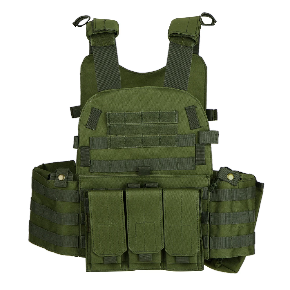 Adjustable Outdoor Men's Modular Vest Hunting Gear Load Carrier Vest with Hydration Pocket  Outdoor Vest