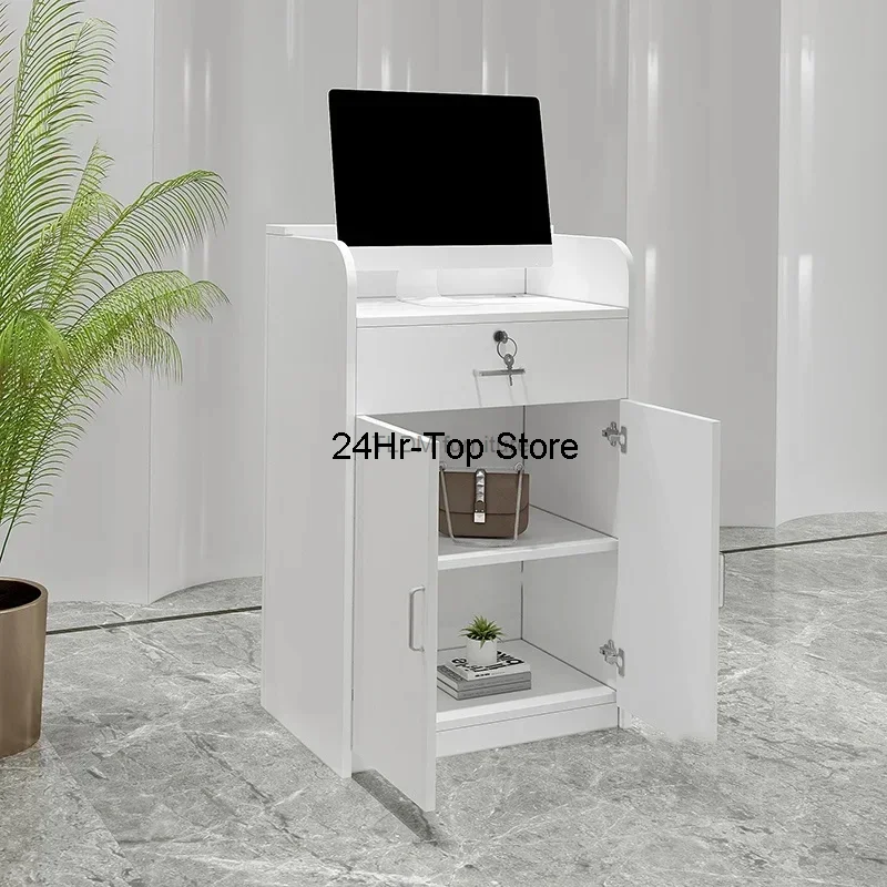 Modern Reception Desk Supermarket Convenience Store Mini Cashier Desks Multifunctional Furniture Bar Table Counter Table Bv