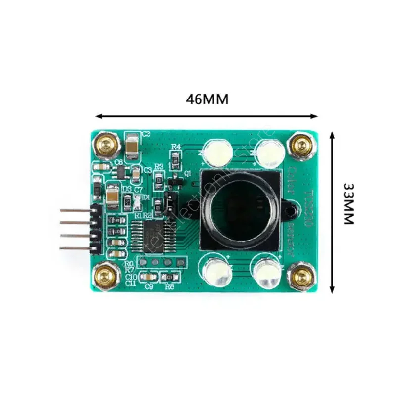 Salida serie del módulo sensor de color RGB TCS3200