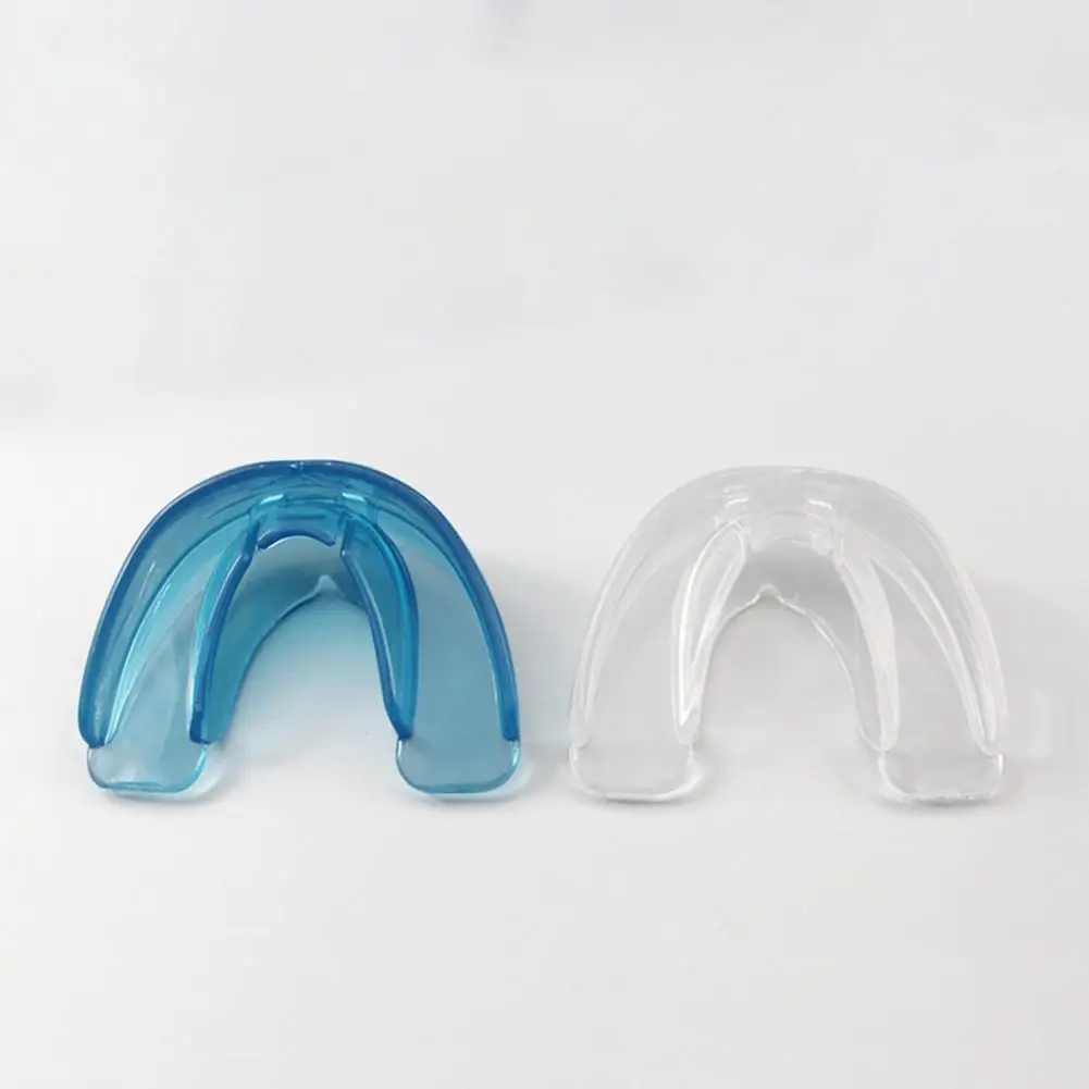 Mouth Protector Lightweight Mouthguard TPE Silicone Round Corners  Durable Basketball Football Safe Tooth Protector