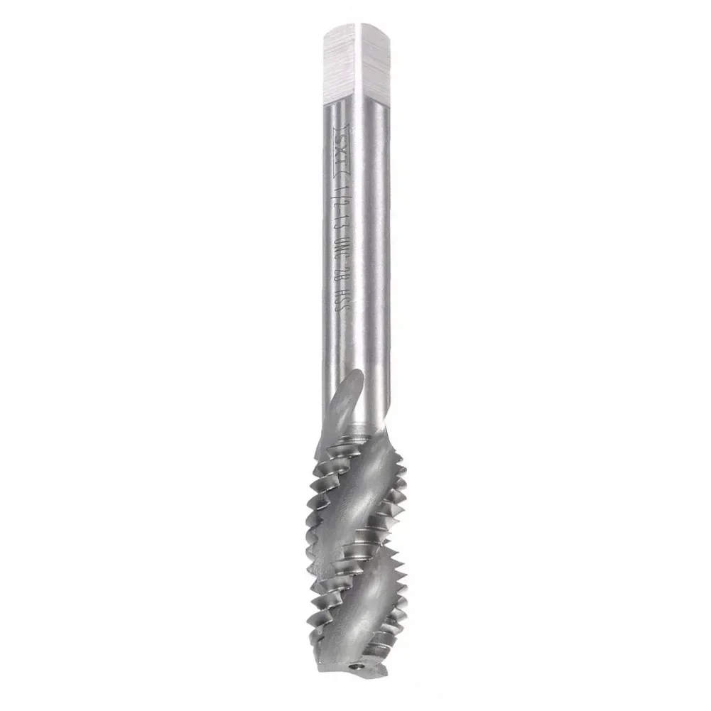 Filettatura della macchina Tap 1/2/90-13 UNC filettatura rubinetto scanalatura a spirale Design rimozione del Chip verso l'alto resistenza all'usura per foratura e maschiatura