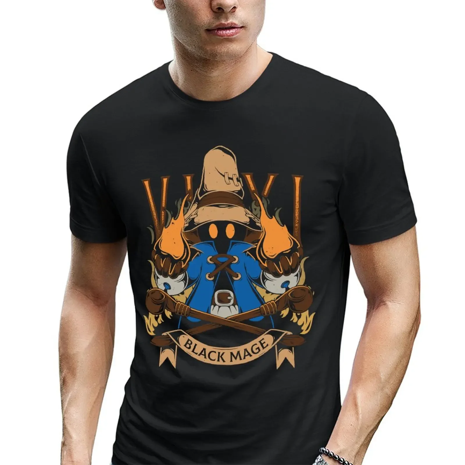 Classic  Vivi Black Mage T Shirt Cotton 6XL Final Fantasy Ix Ff9 Final Fantasy 9 Quina Quen Zidane Tribal Moogle Moguri Chocobo