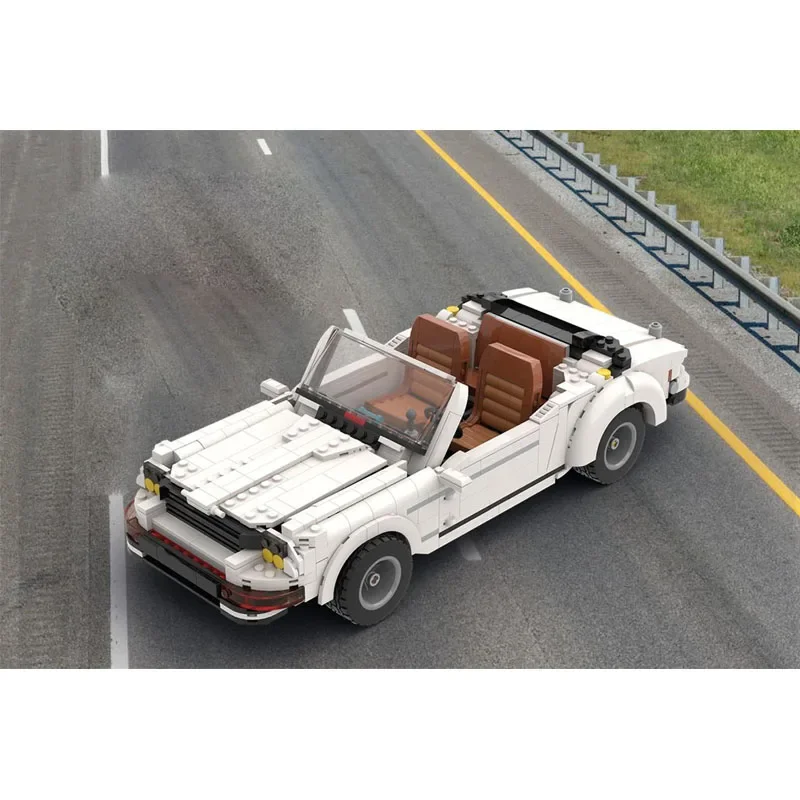 MOC-83805 Scissor Door Convertible Supercar Assembly Stitching Block Model 1458 Parts Boy Kids Birthday Building Block Toy