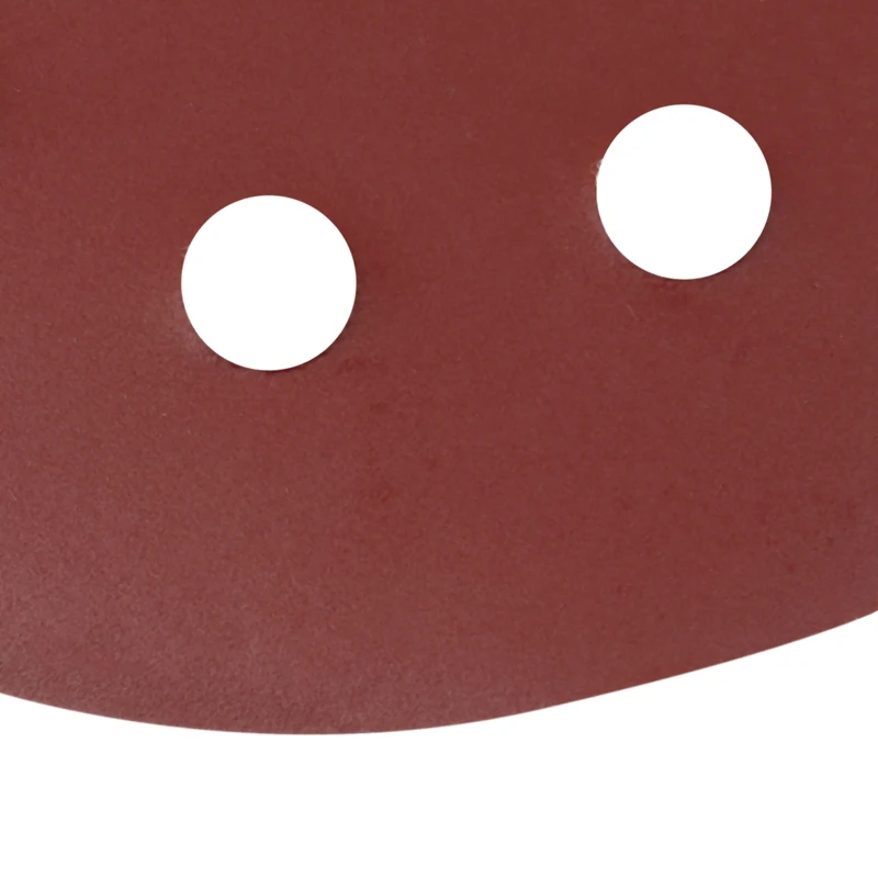 100 ชิ้น Sander Polishing Pad กระดาษทรายรอบรูปร่างแผ่นขัด Hook Loop Sanding กระดาษ Buffing แผ่น 8 กระดาษทราย