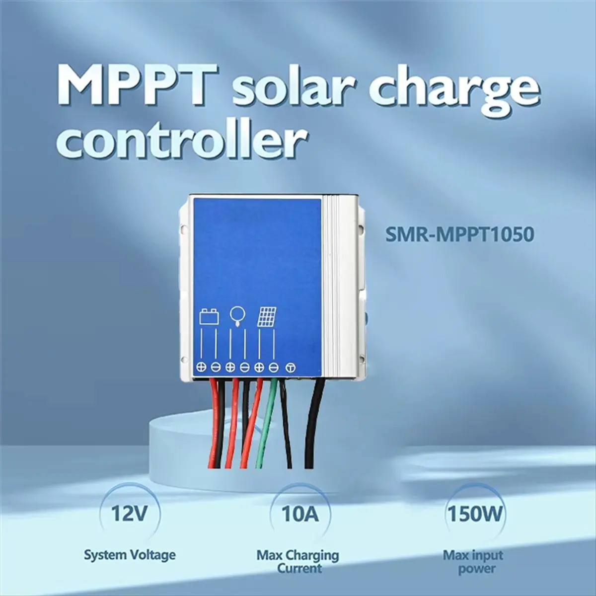 

(WSFS) 12V 10A IP67 Водонепроницаемый контроллер заряда MPPT для литиевых аккумуляторов Lifepo4 10A