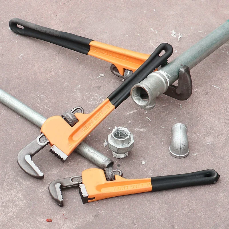 

Household Wrench Water Pipe Pliers Heavy Duty 8/10/12/14/18 Inch Universal Adjustable Pipe Clamp Pliers Plumber Spanner Tool