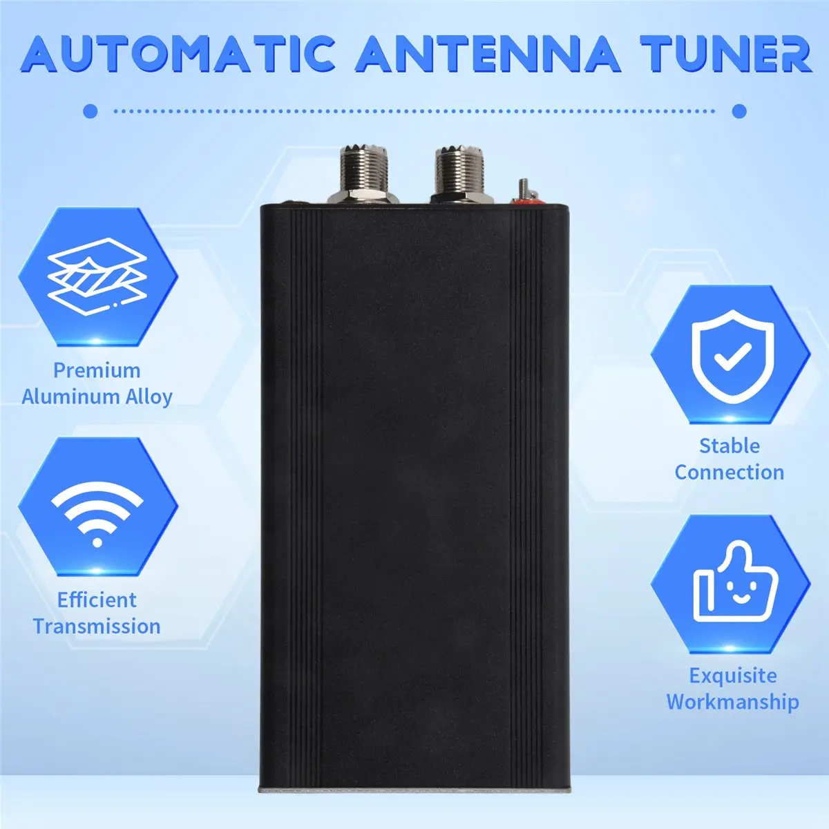【nouvel-utilisateur】-atu-130-18-50-mhz-200-w-tuner-d'antenne-automatique-micro-ondes-a-ondes-courtes-10-15-vdc-avec-ecran-oled