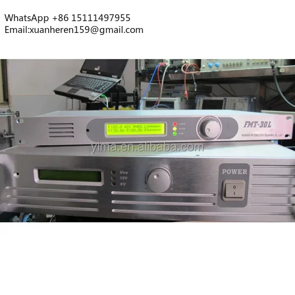 FMT-30L 30W Wireless FM Transmitter / Audio Repeater / FM Stimulator + Antenna
