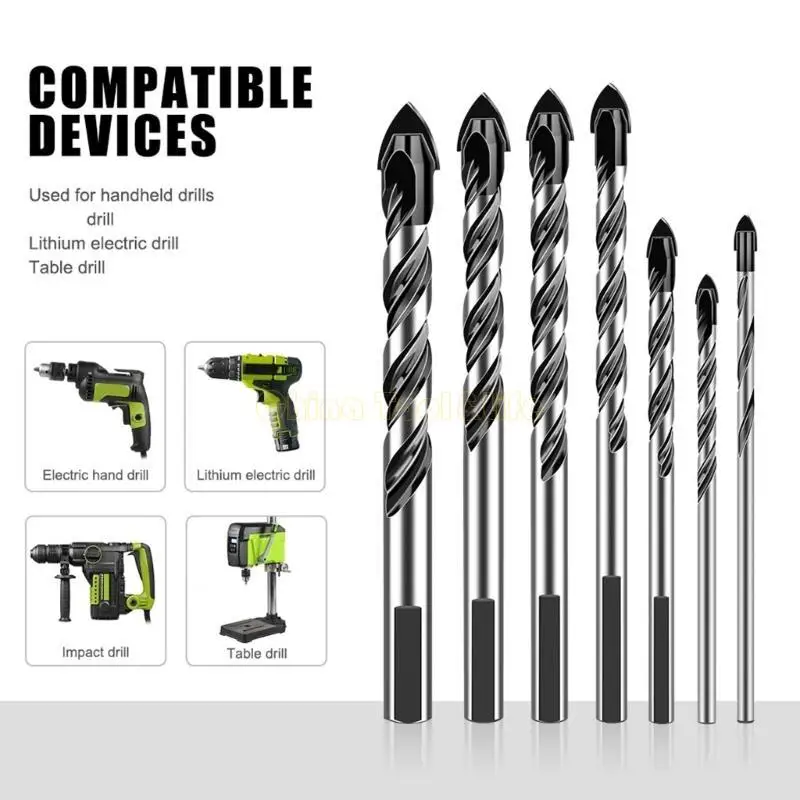 57qf Несколько материалов Essential Drill Bit для плитки бетонное кирпичное стекло и деревянное применение проекты по дома
