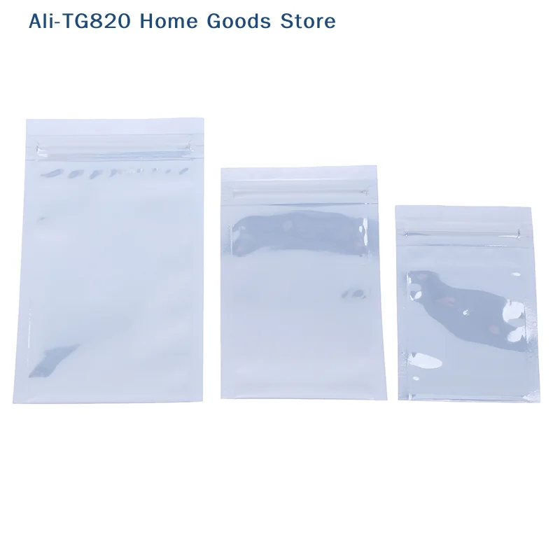 

[TG820]100Pcs Antistatic Storage Bag Ziplock Bags Resealable Pouch for Package