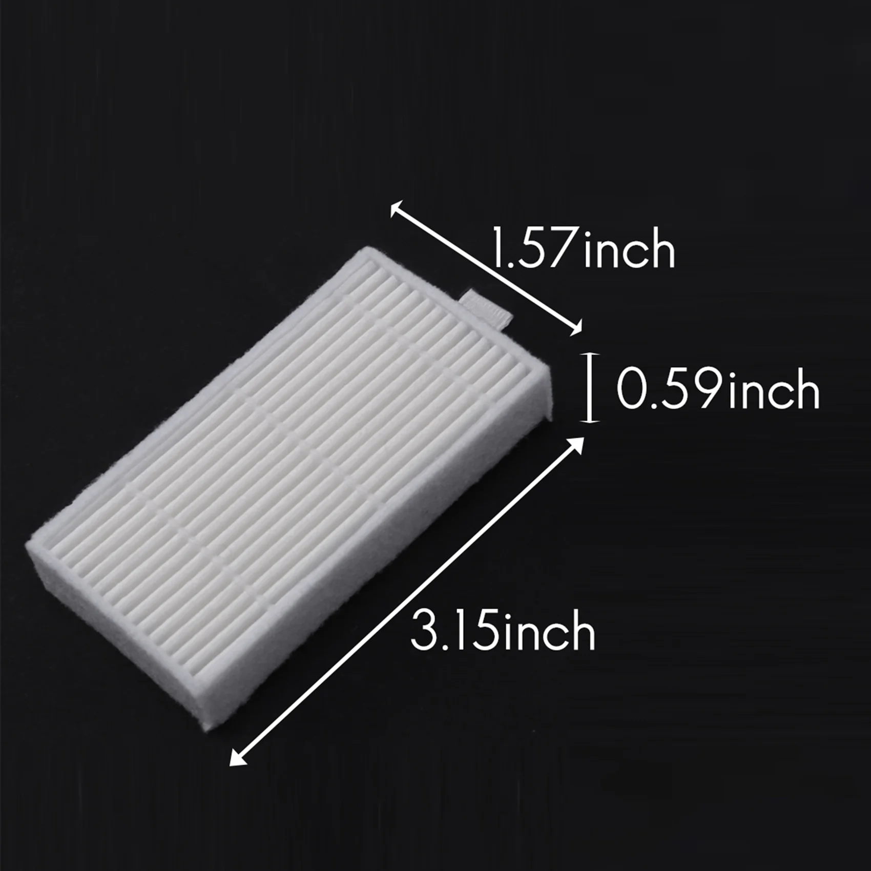 A77I 10 Piece Hepa Filter For Chuwi Ilife V3/V3+/V5/V5S Sweeping Robot Vacuum Cleaner Parts For Home