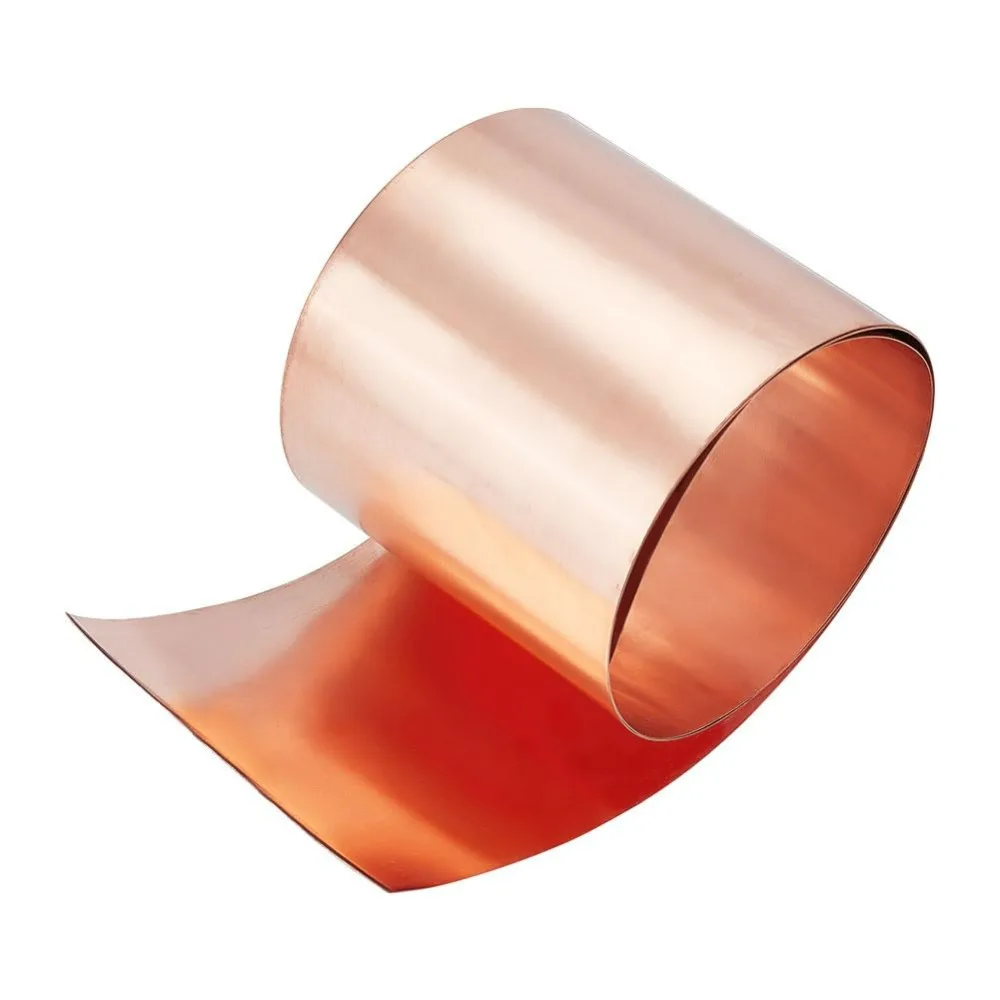 Copper Roll Sheet Thin Foil Roll Brass Sheet Metal Purity Rose Gold Film Brass Sheet