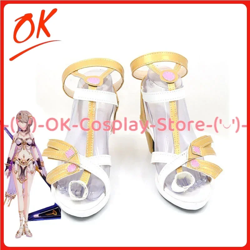 

[На заказ] Honkai Impact 3 Rita, обувь для косплея, аниме, игровой костюм для ролевых игр, реквизит, ботинки из искусственной кожи на Хэллоуин, карнавал и вечеринку