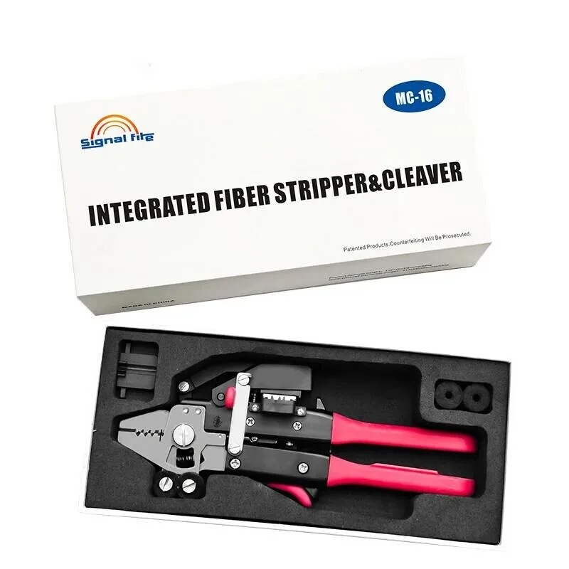 

Встроенный инструмент для зачистки и скалыватель волокна Многофункциональный инструмент для зачистки кабеля FTTH, одноступенчатый скалыватель оптического волокна