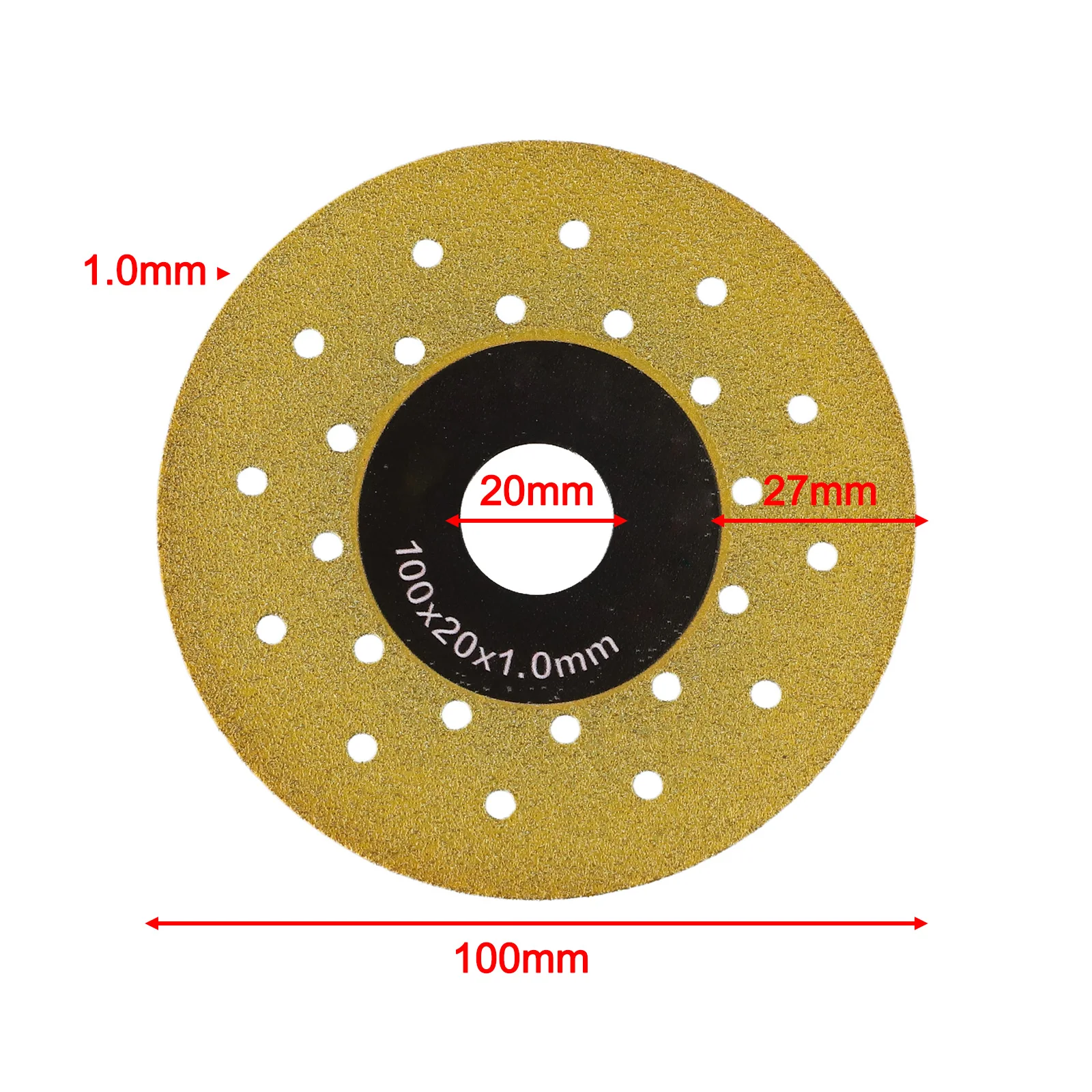 Disco de corte de laje de rocha 100mm, lâmina de serra de diamante, polimento para corte ou moagem para máquina de mármore, moedor de ângulo