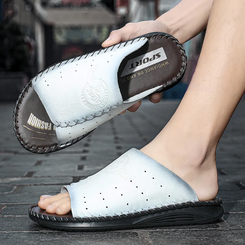 

Large Size Slippers for Men and Women, Summer New Trend, Soft Bottom, Straight Drag, Outdoor Casual Couple Sandals