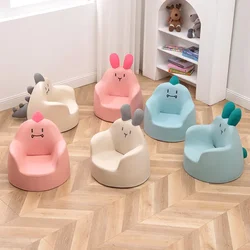 Canapé en cuir pour enfants, chaise de bébé, canapé paresseux, siège décontracté, chaises de lecture pour enfants, dessin animé mignon