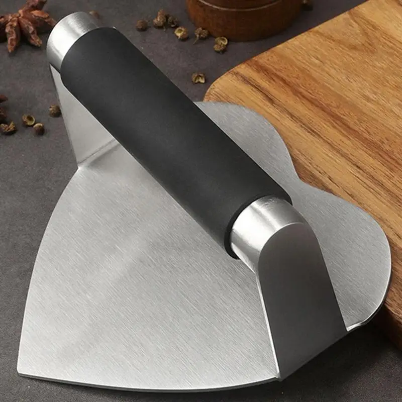 G8TB تصميم القلب Patty Press Moulds أواني الطبخ التجاري المقاوم للحرارة