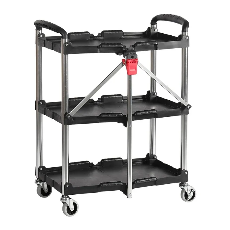 Foldable Outdoor Turnover Cart Household Storage Rack Auto Repair & Film Television Workbench
