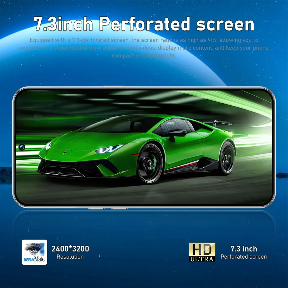 Smartphone K-Touch M17 Pro Max 5G — Écran 7.3" · 48MP · 7800mAh Sc491d4cf34d74ab8b6ed7a2557b898d6v