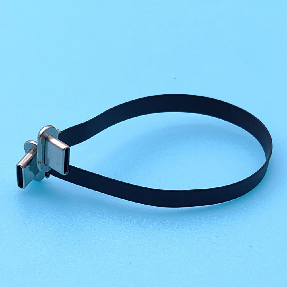 USB C Type-C USB FPC Soft Flat Cable Male To Male Charging Cable Fast Charge Charging Wire Extention for Phone