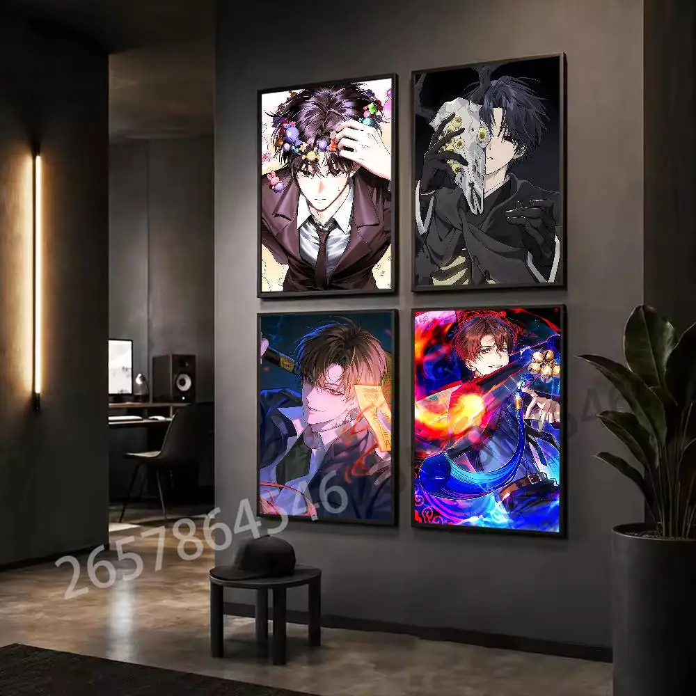 K-Kim Soleum Novel GSGW-W Poster Self-adhesive Art Waterproof Paper Sticker Coffee House Bar Room Wall Decor