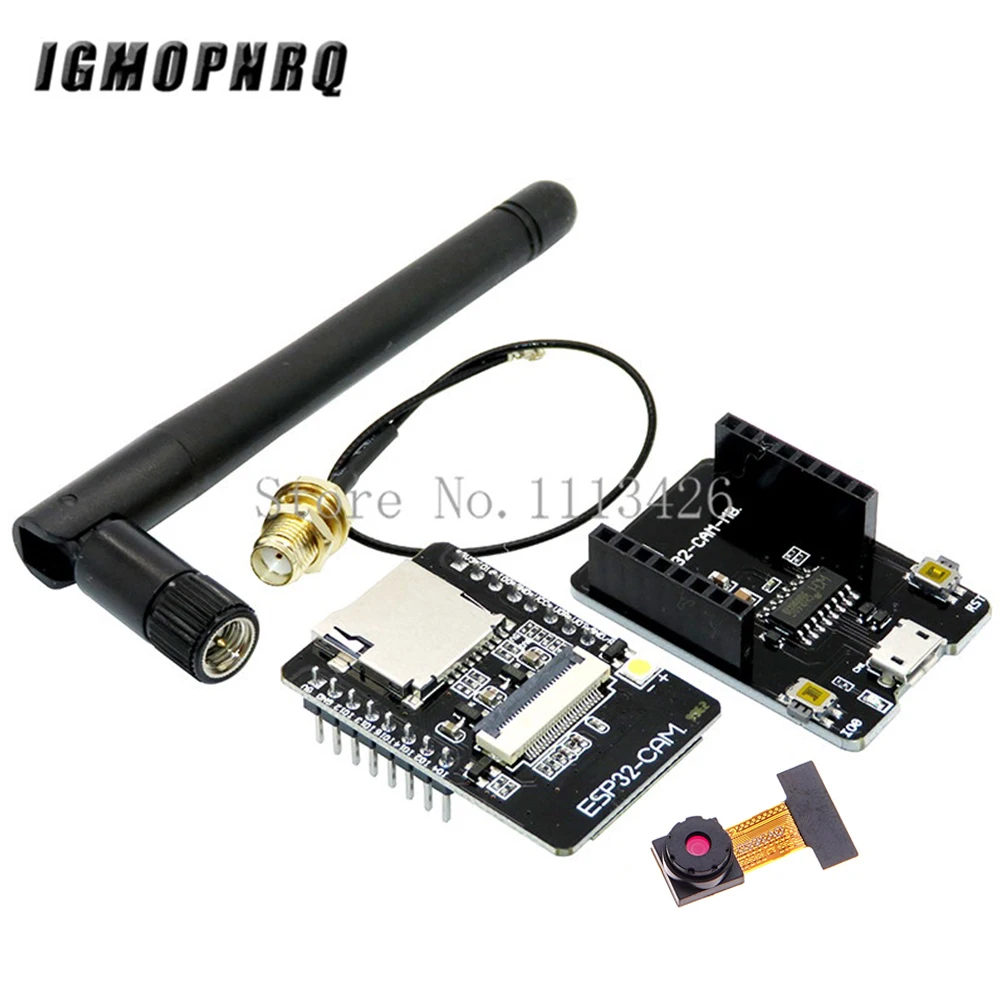 ESP32-CAM-MB ESP-32S WiFi Module Serial to WiFi Development Board 5V Bluetooth With OV3660 Camera Support Photo/Video Antenna