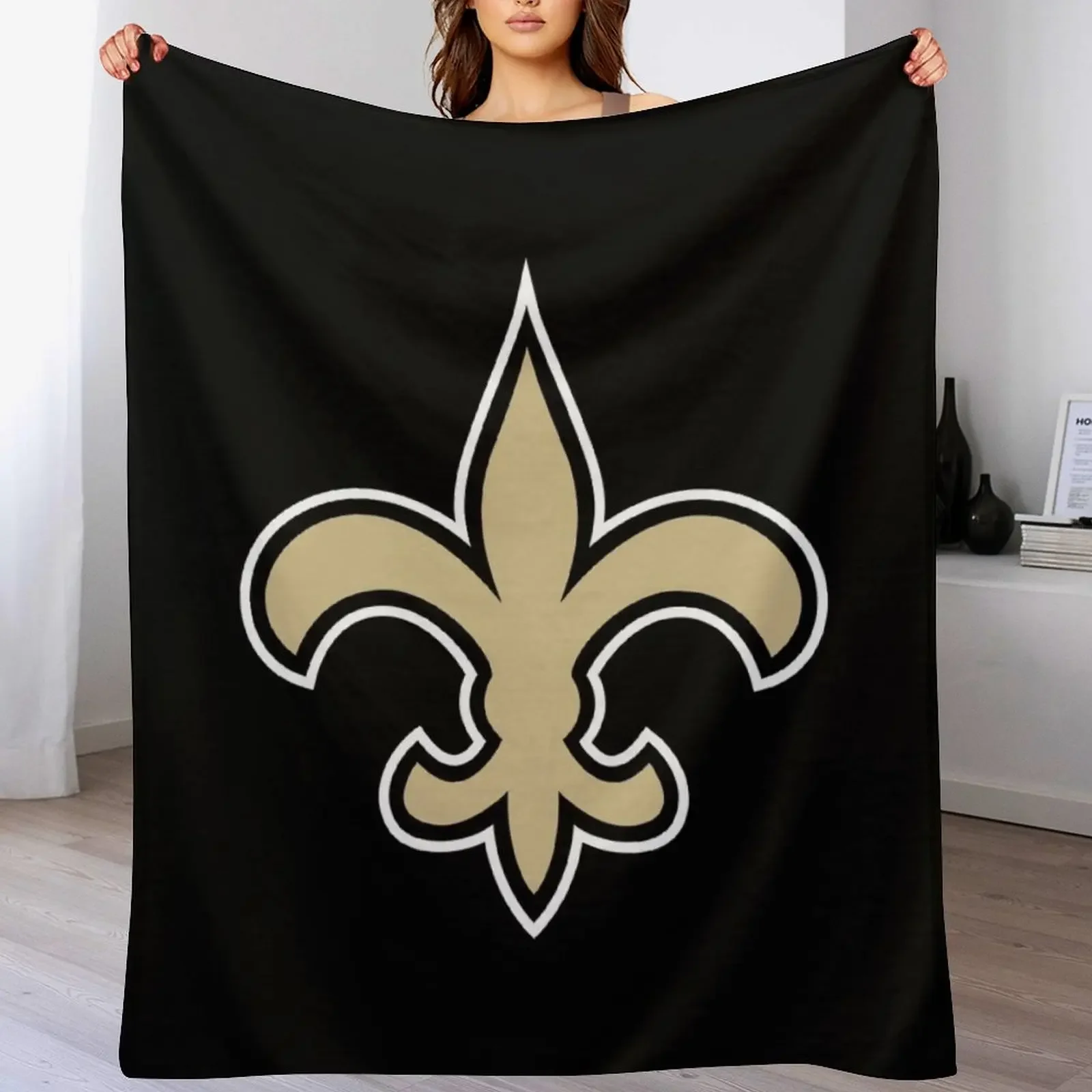 saints Icon Throw Blanket Blankets Sofas Of Decoration valentine gift ideas Camping cosplay anime Blankets