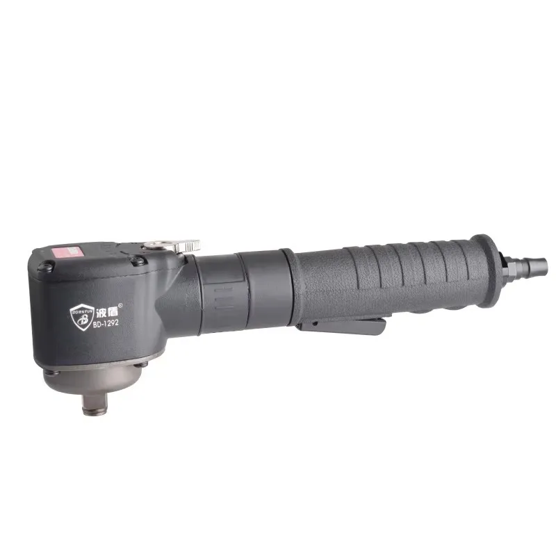 Pneumatic Short Shaft Wrench 1/ 2inch Long Handle Air Wrench 610Nm Reversible Wrench Socket Wrench Bd-1292
